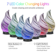 EQUSUPRO diffuser with removable cover for easy water filling and quick setup.