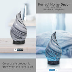 EQUSUPRO diffuser cycles through colors to set mood and ambiance.