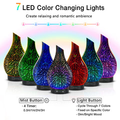 EQUSUPRO ultrasonic diffuser operating quietly for sleep and work