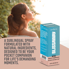Erba Vita Blissaway Mind packaging highlights compact pocket-size serenity.
