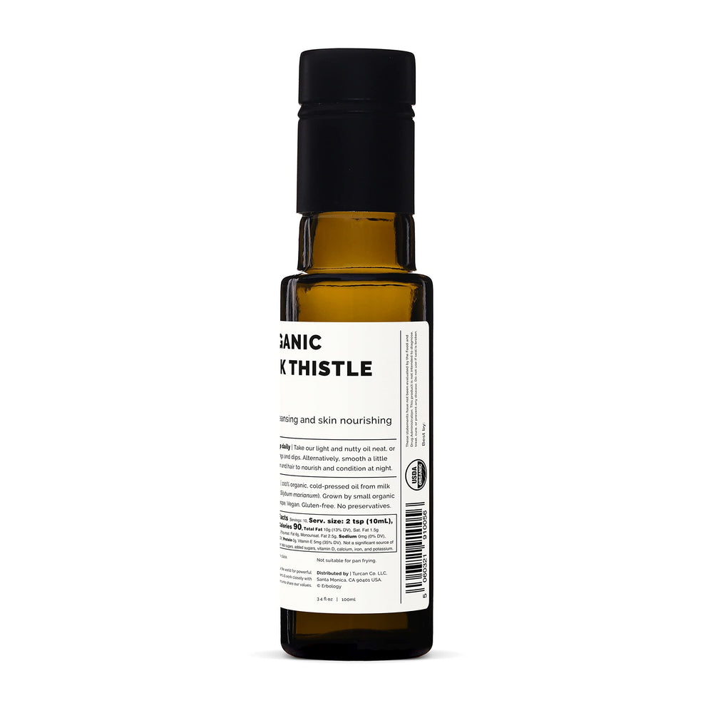 Erbology Milk Thistle Oil farm-direct sourcing supports small organic farmers.