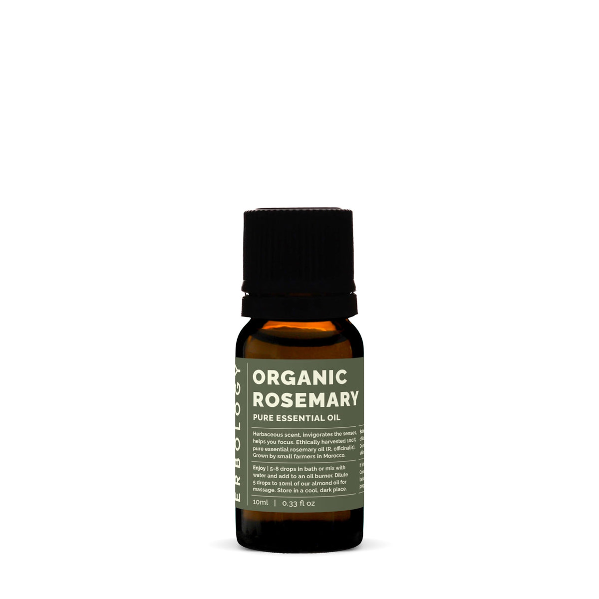 Erbology rosemary oil bottle with a fresh herb aroma ideal for diffusers