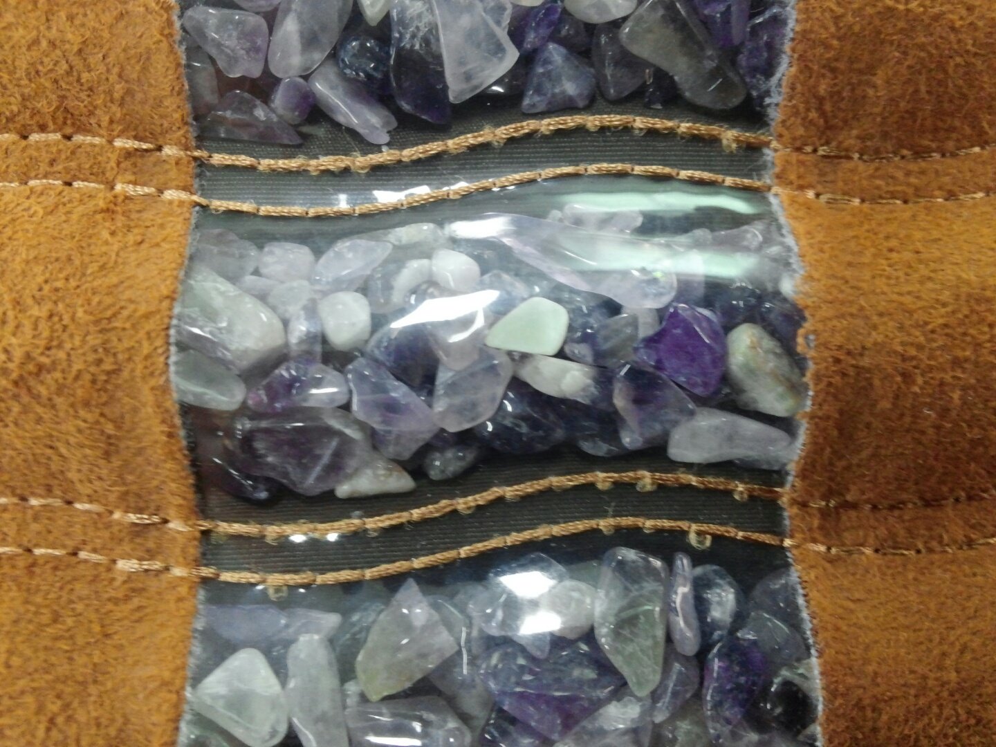 Bio Amethyst Ereada detachable crystal pad shown for flexible use