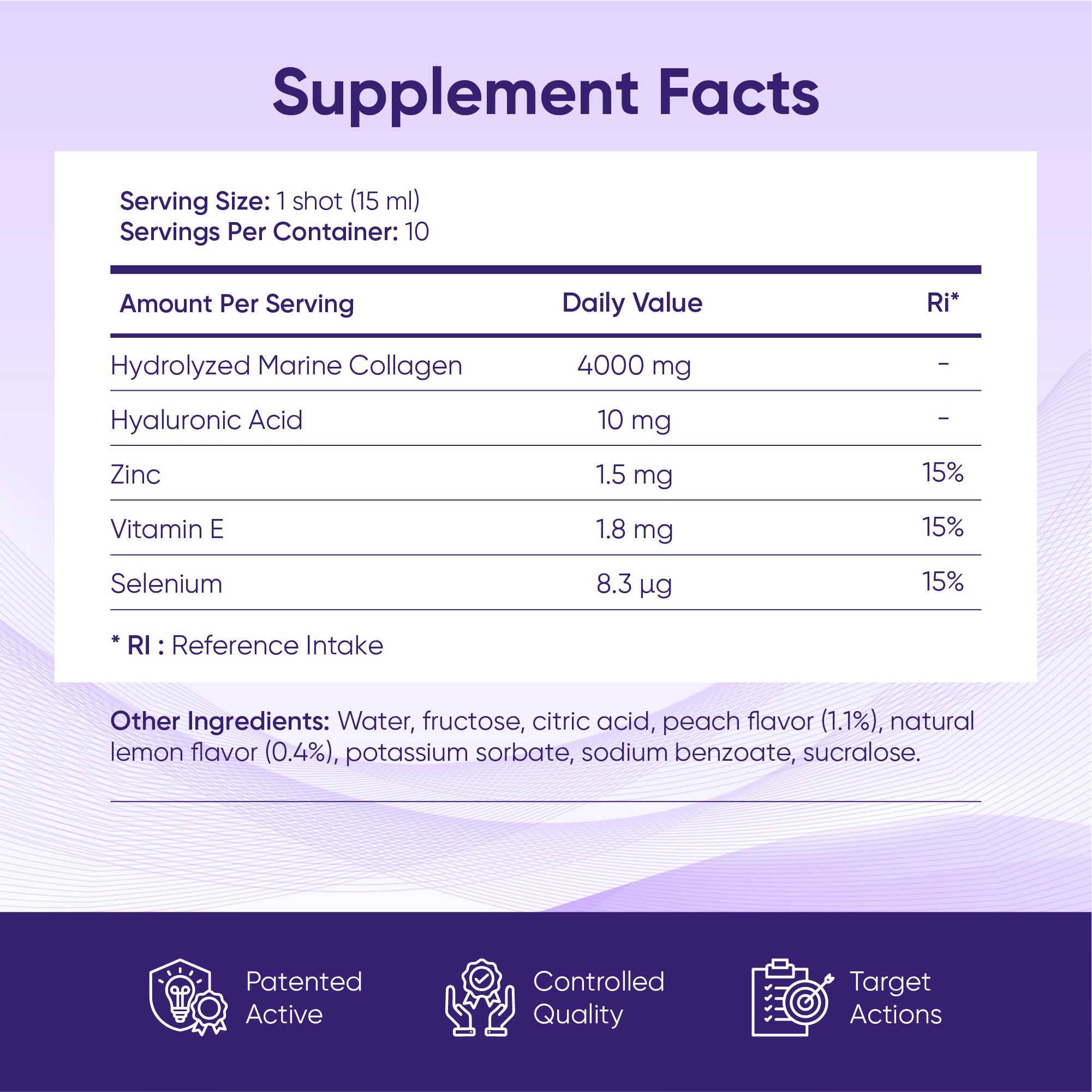ERIC FAVRE Marine collagen peptides HPMG formula designed for easy absorption