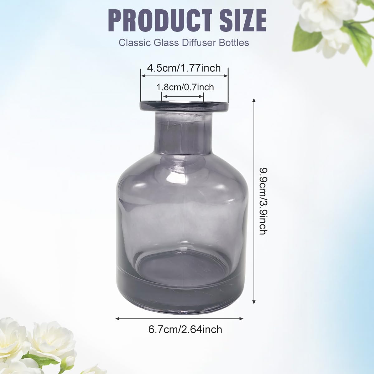 erioctry gradient color diffuser bottle adds romantic decor while diffusing scent
