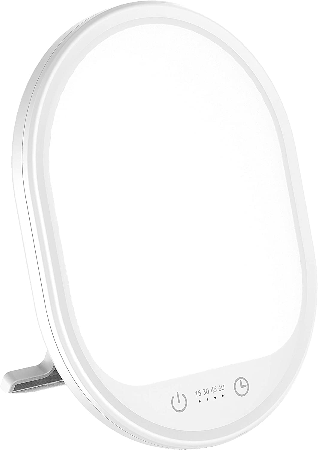 Erligpowht UV-free daylight lamp front view provides bright, even desk illumination.