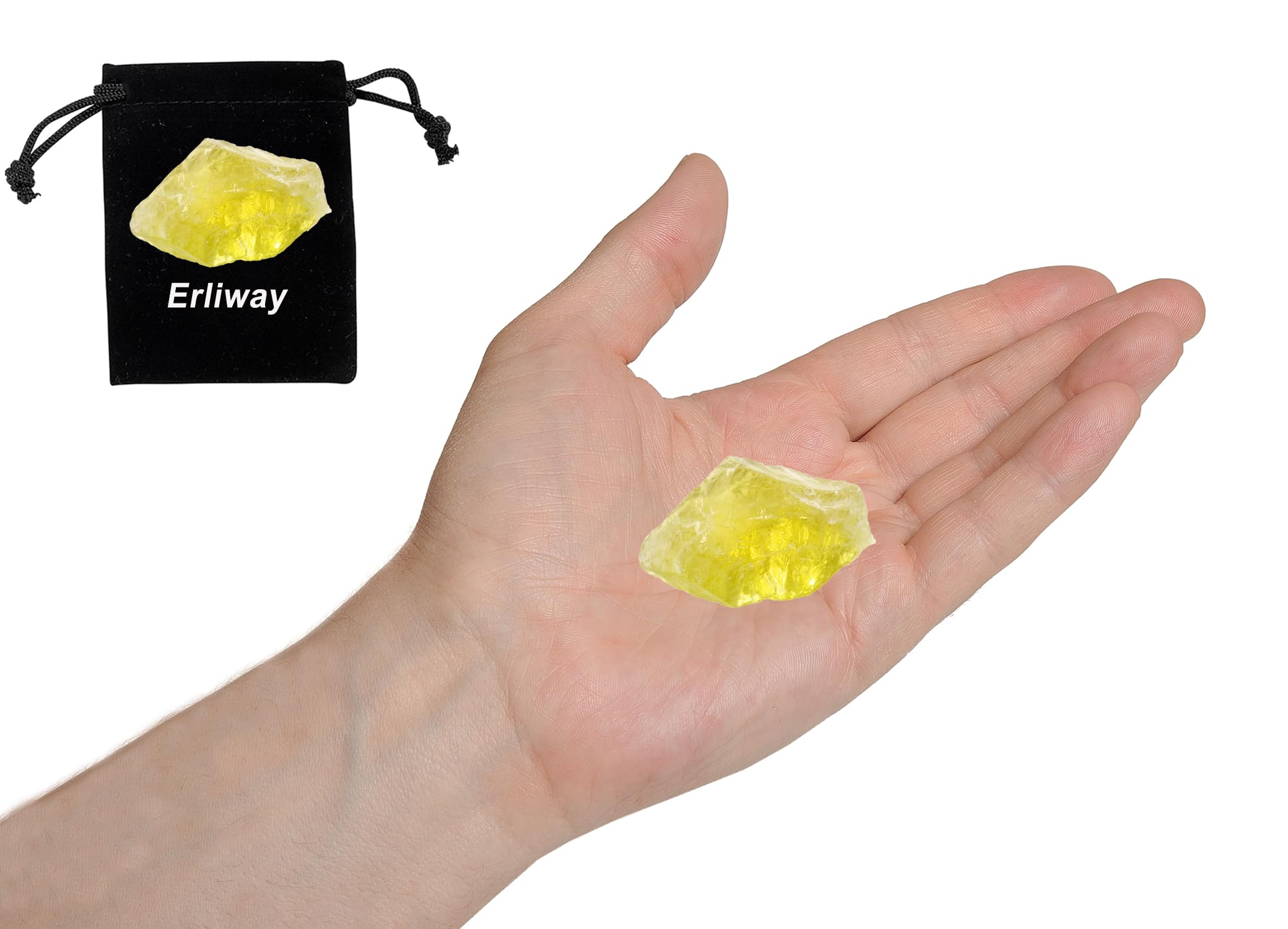 Erliway Citrine raw crystal wire wrapping inspiration and craft.