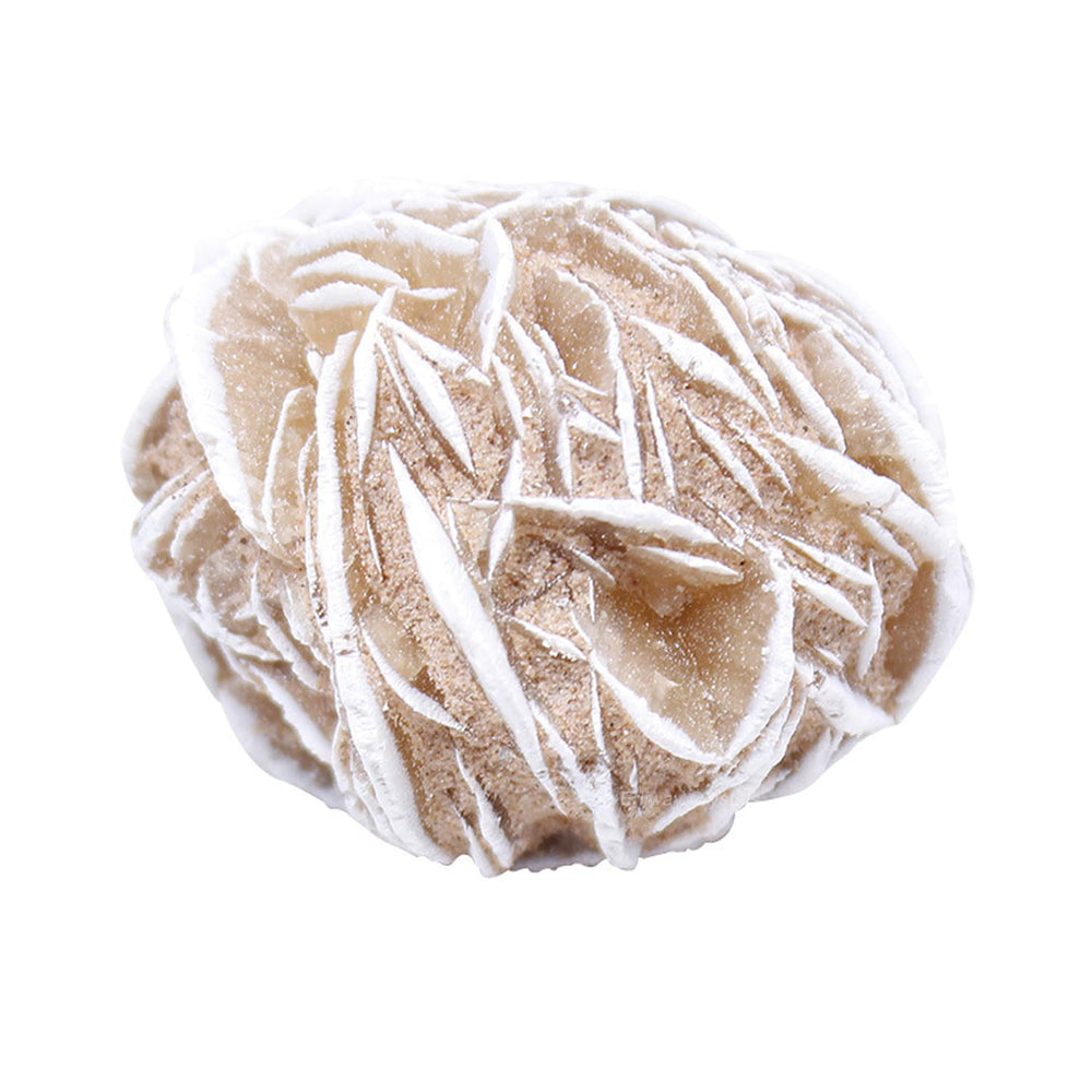 Erliway Desert Rose raw crystal close-up highlighting natural texture for meditation and decor.