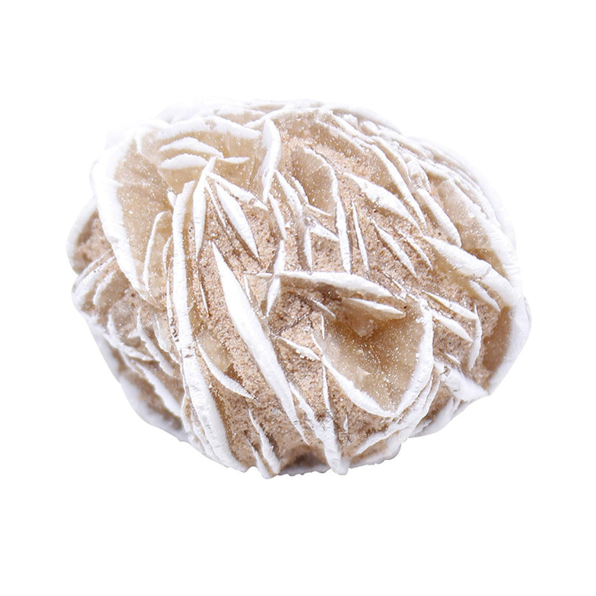 Erliway Desert Rose raw crystal close-up highlighting natural texture for meditation and decor.