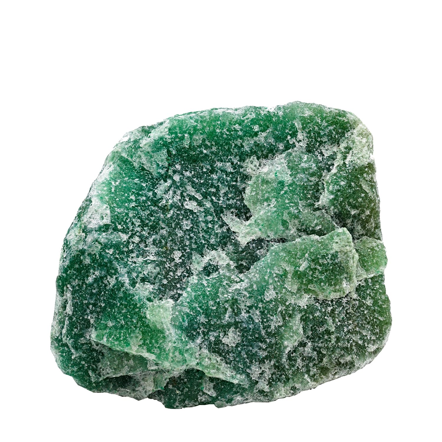 Erliway green aventurine close-up showing color depth for meditation and decor