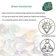 Erliway green aventurine rock ideal for tumbling, crafts, and jewelry making