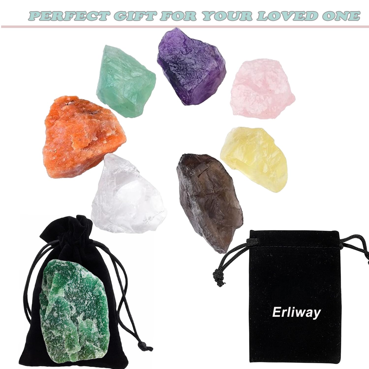 Erliway green aventurine wire-wrapping stone for custom designs