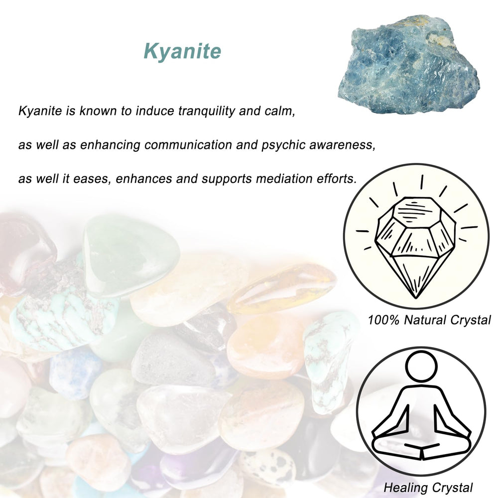 Erliway kyanite raw crystal large decorative specimen for home or altar decor