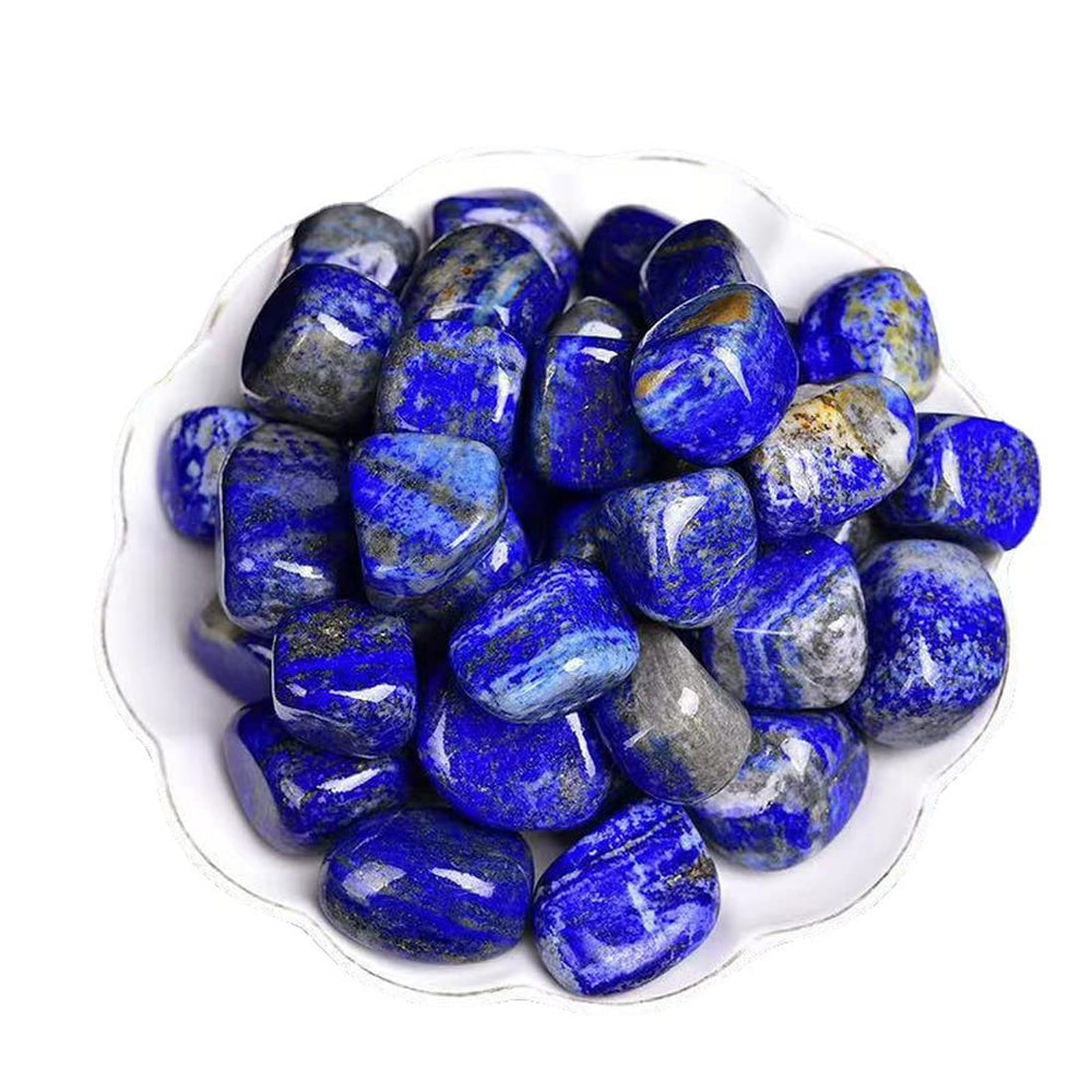 Erliway Lapis Lazuli polished gemstone with deep blue color and luster