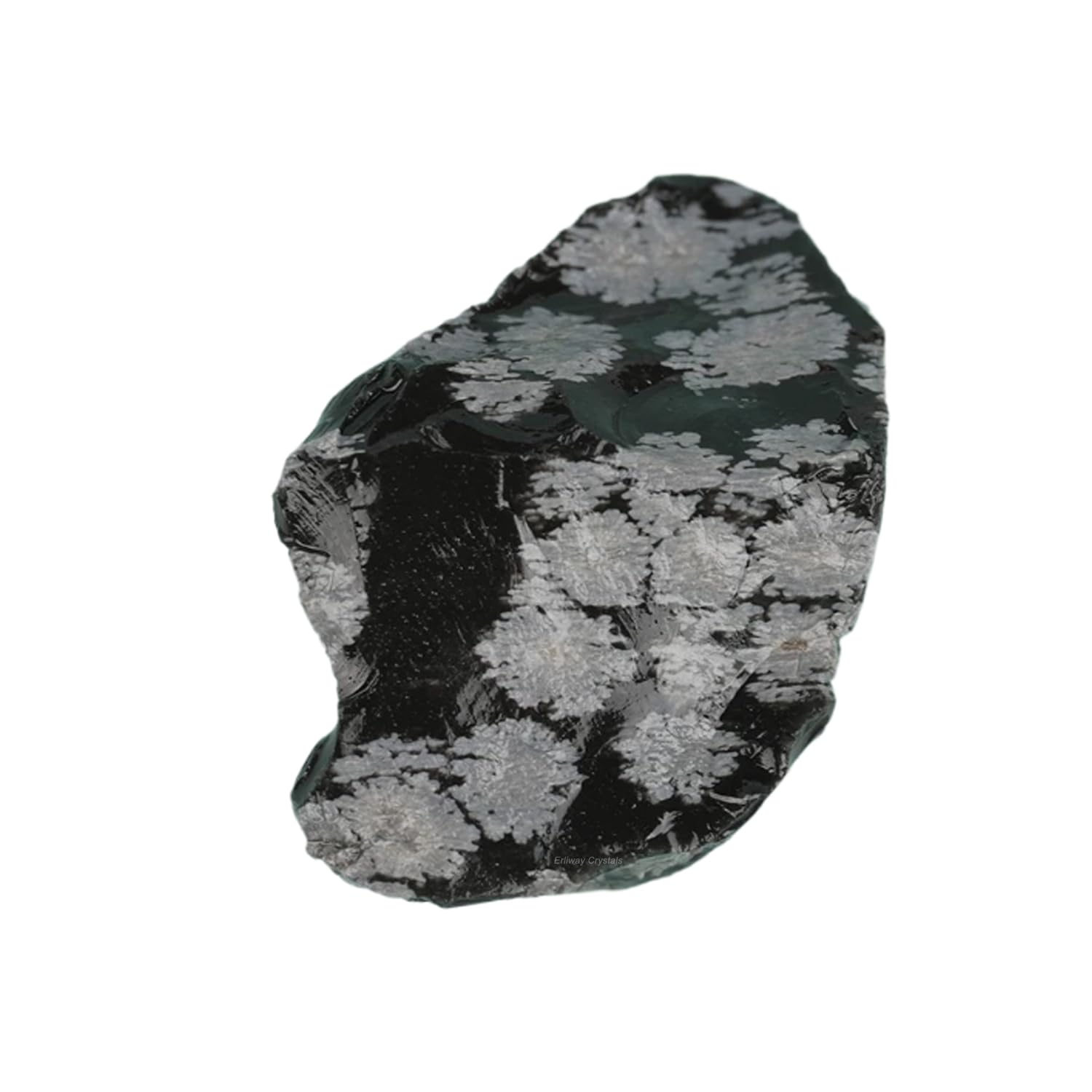 Erliway Snowflake Obsidian rough crystal for meditation and focus