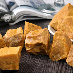 Rugged rough texture suitable for tumbling, cabbing, and crafting jewelry components