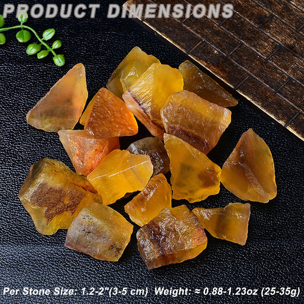 Erliway Yellow Fluorite shows natural striations, ideal for meditation decor.