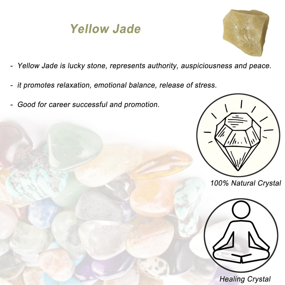Erliway Yellow Jade raw crystal for DIY tumbling and crafting projects.