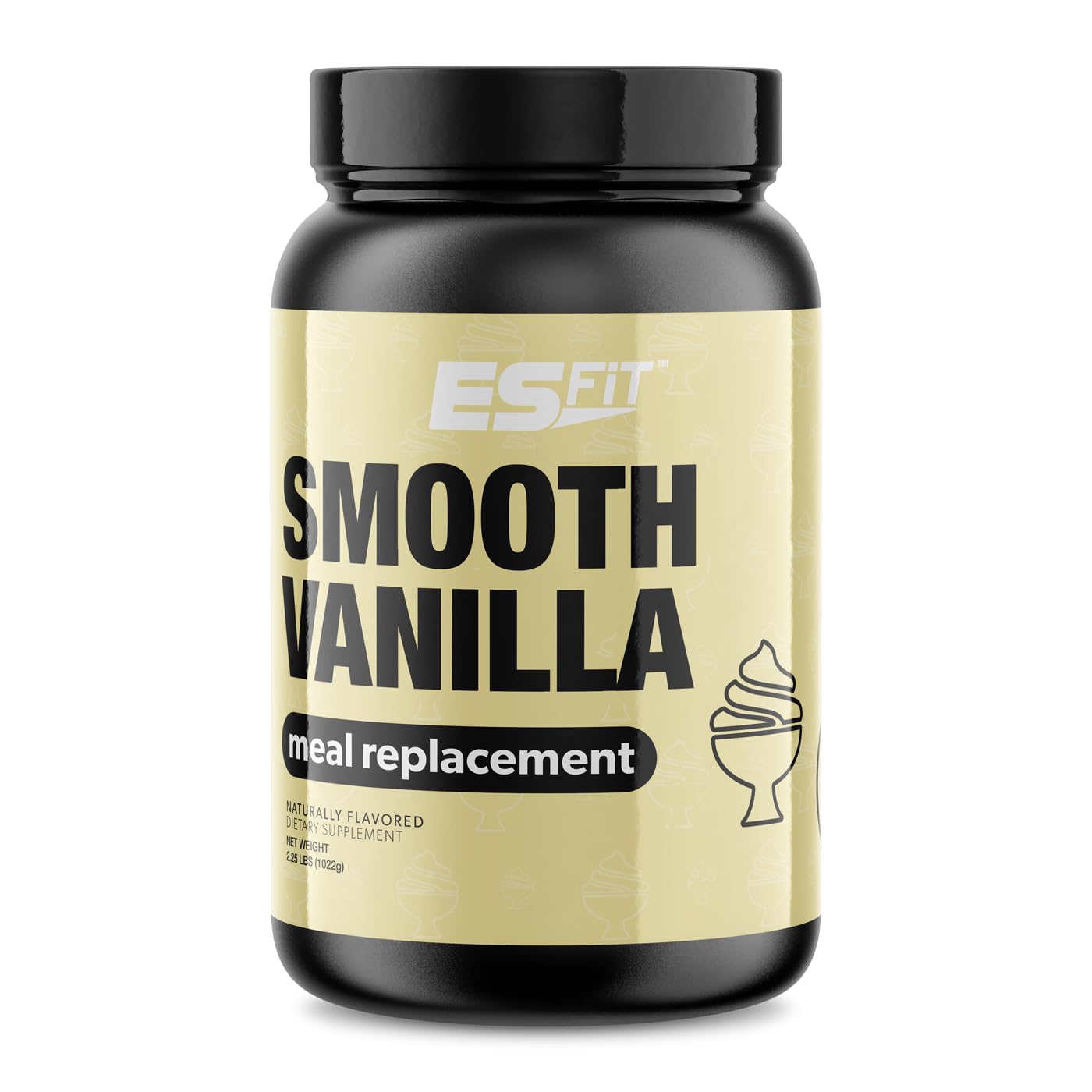ES FIT Complete MR bottle with creamy shake, ideal post-workout fuel