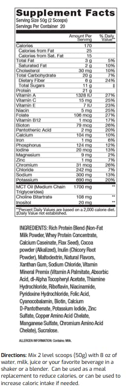 ES FIT Complete MR vanilla smoothie on ice, creamy texture