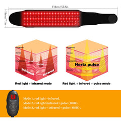 Esbaybulbs red light belt arm and knee use for targeted relief and flexibility