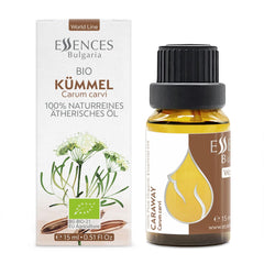 Essences Bulgaria Caraway oil in a diffuser for uplifting mood and focus.
