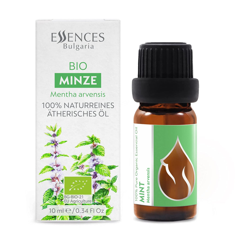 Pouring Essences Bulgaria Organic Mint Essential Oil for diffuser use