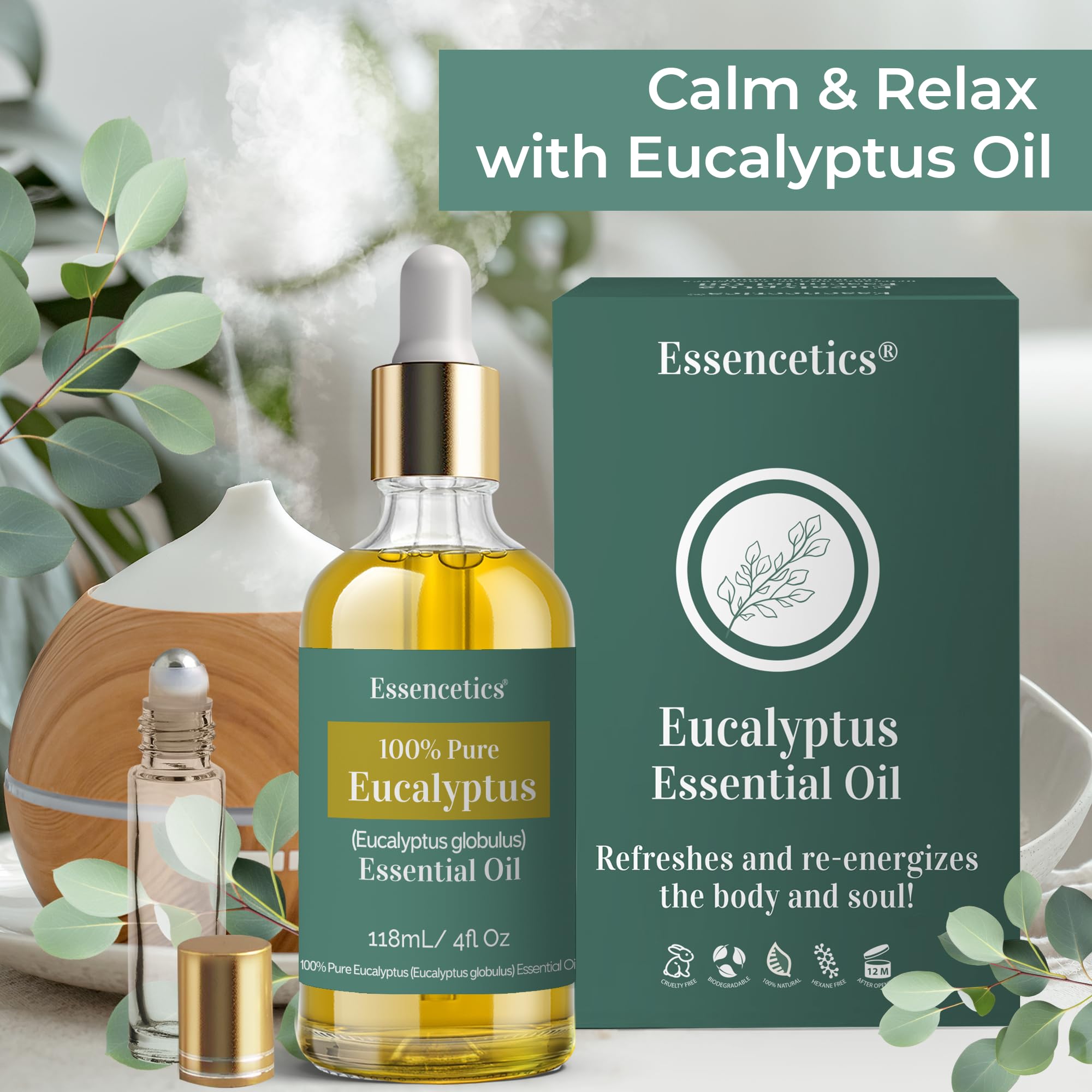 Essencetics eucalyptus oil for DIY soaps, candles, and cleaning projects
