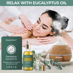 Essencetics eucalyptus oil for skincare to refresh skin or add to cleansers