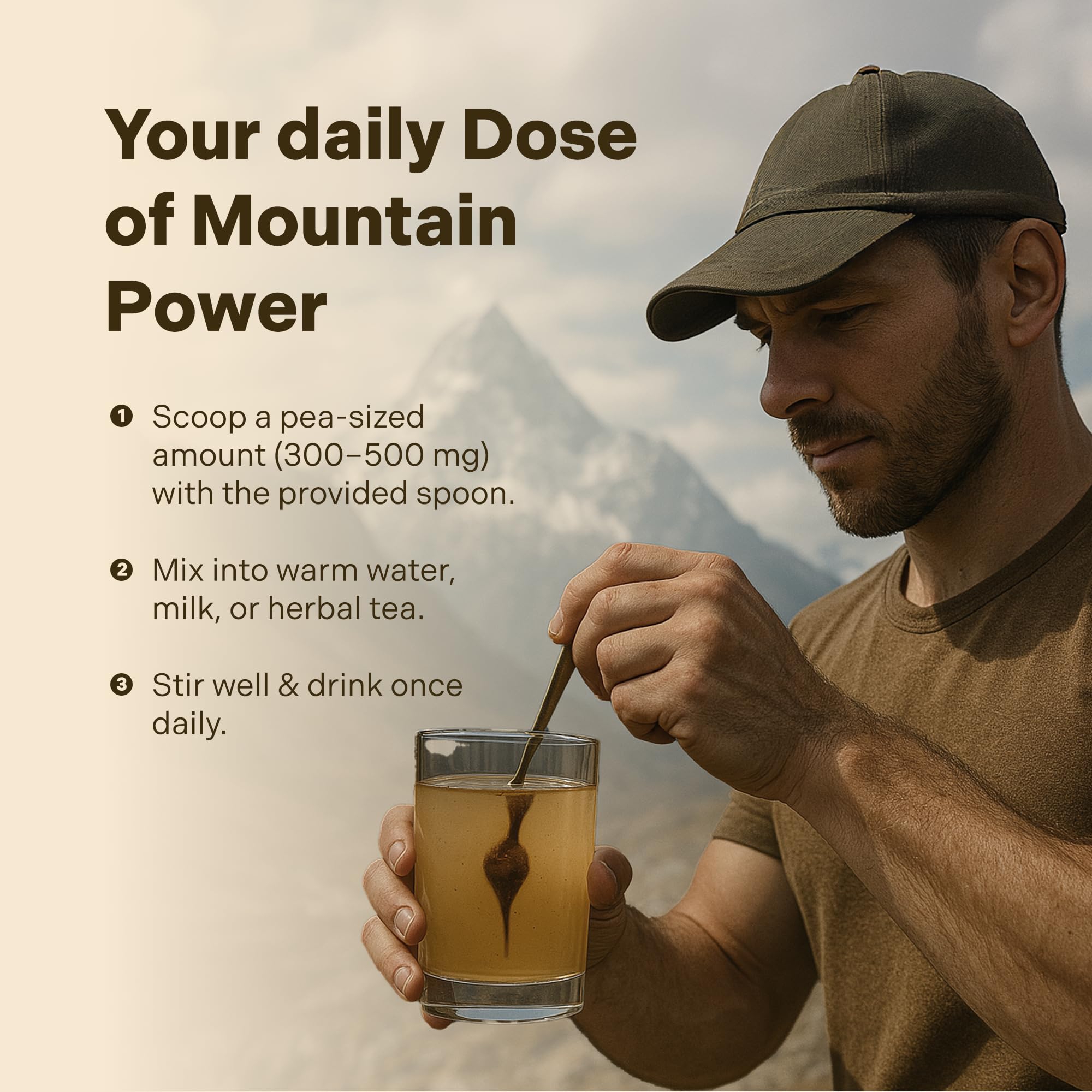 Lab-tested label on Essencraft Shilajit resin confirms purity