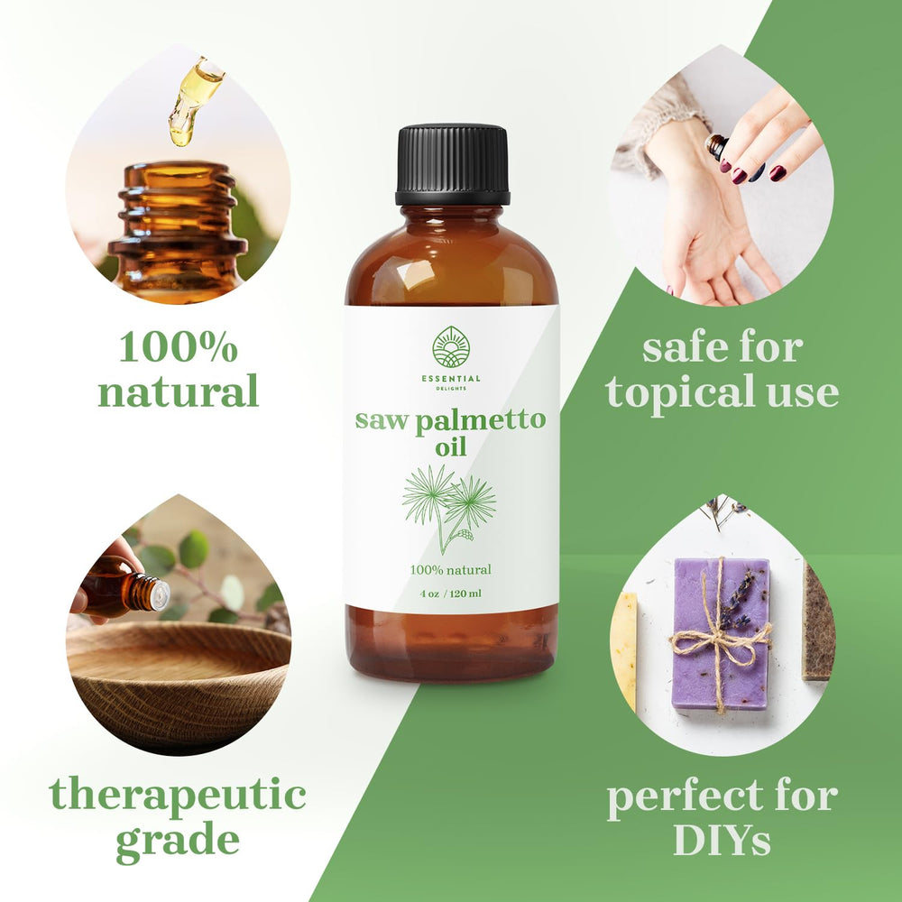 Saw Palmetto Oil for massage blends and aromatherapy with a soothing aroma.