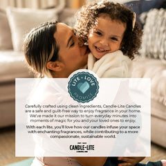 Essential Elements cedarwood and patchouli notes enhance mood and create a tranquil atmosphere.