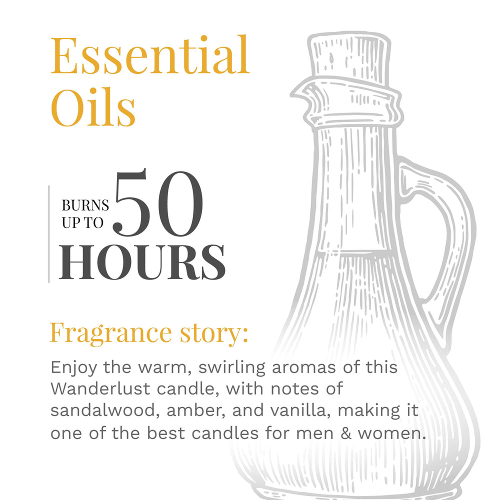 Natural soy wax candle burn presenting clean, stylish décor touch