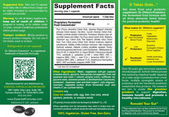 Essential Formulas Dr Ohhira's Probiotics capsules closeup showing vegetarian soft gels for daily use