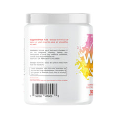 WAETER mixing in glass shows quick hydration during workouts or recovery sessions