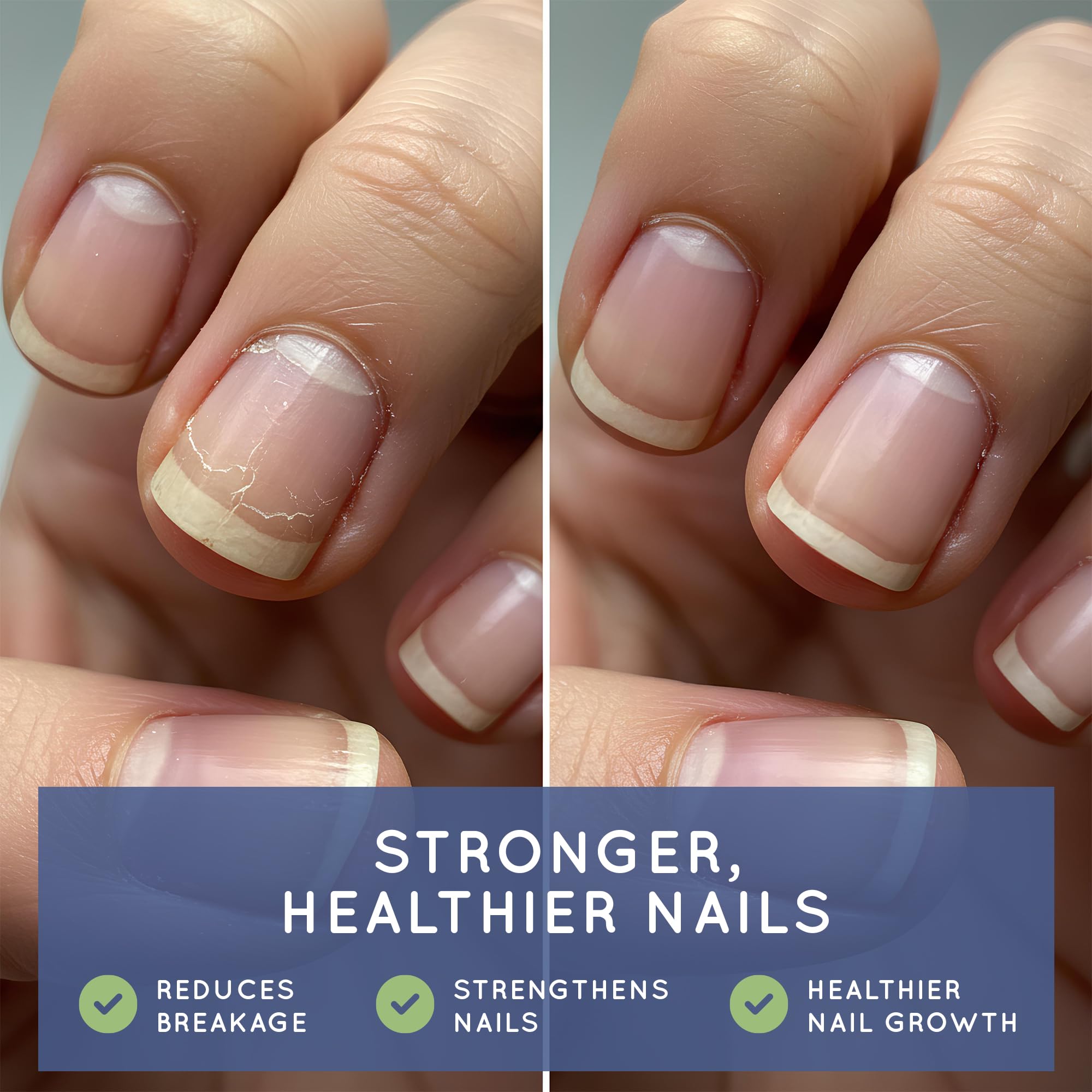 Essential Source Biotin with antiaging blend highlights skin benefits.