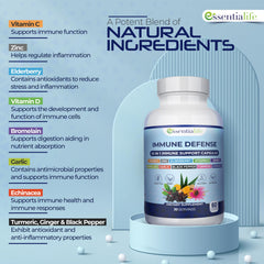 Essentialife Immune Support vitamin D capsule for daily vitality