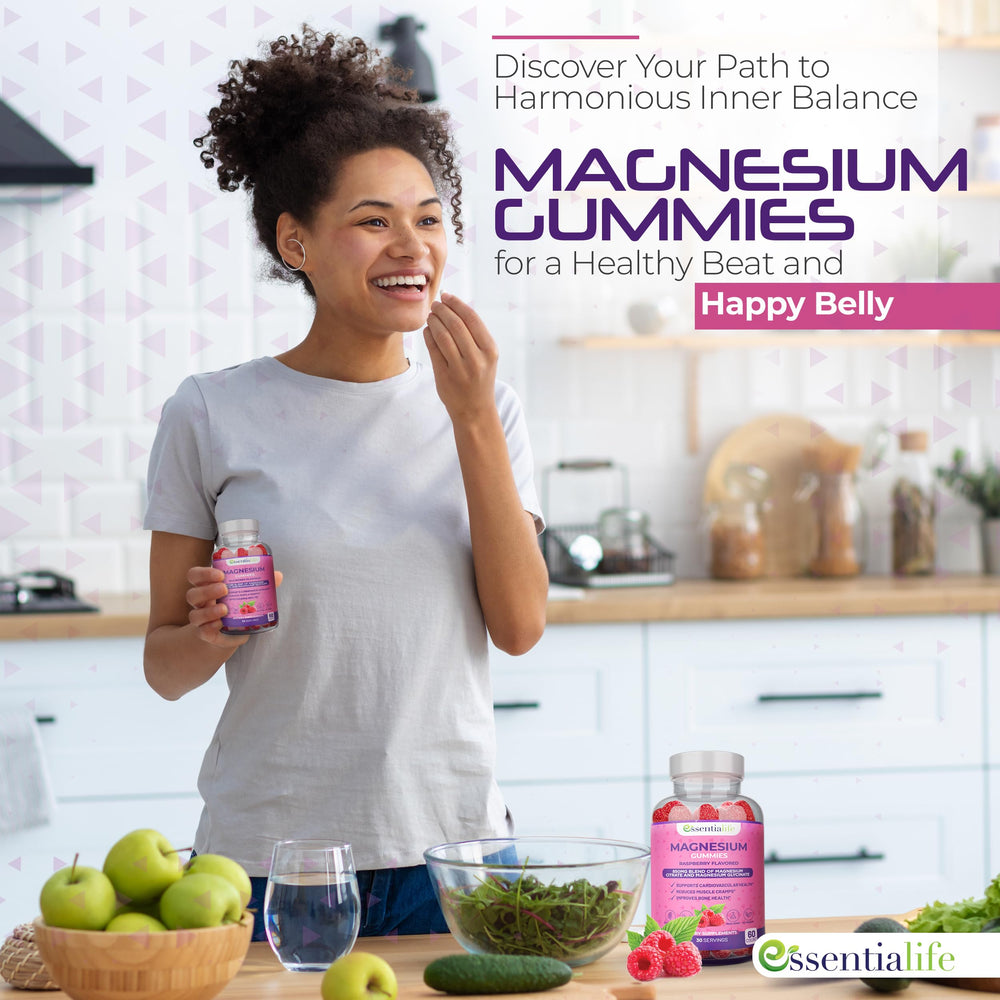 Essentialife Magnesium Gummies night-use scenario fits evening routine for relaxation preparation