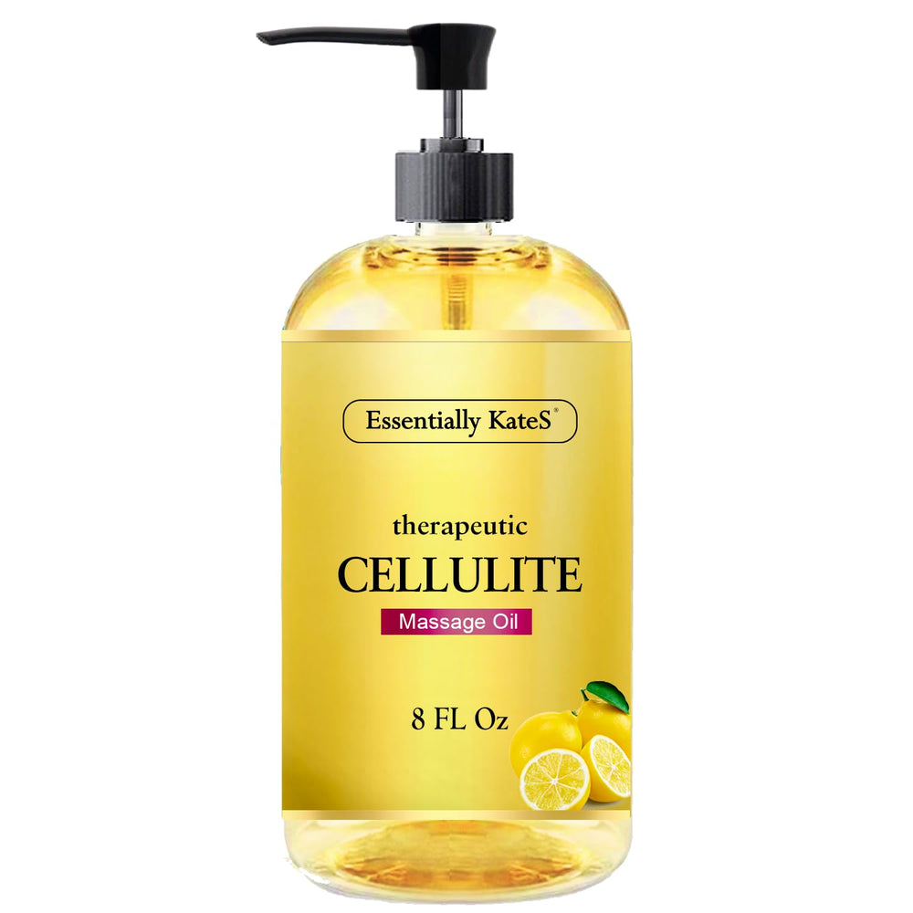 Essentially KateS cellulite massage oil being poured to aid lymphatic drainage.