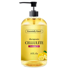 Essentially KateS cellulite massage oil being poured to aid lymphatic drainage.