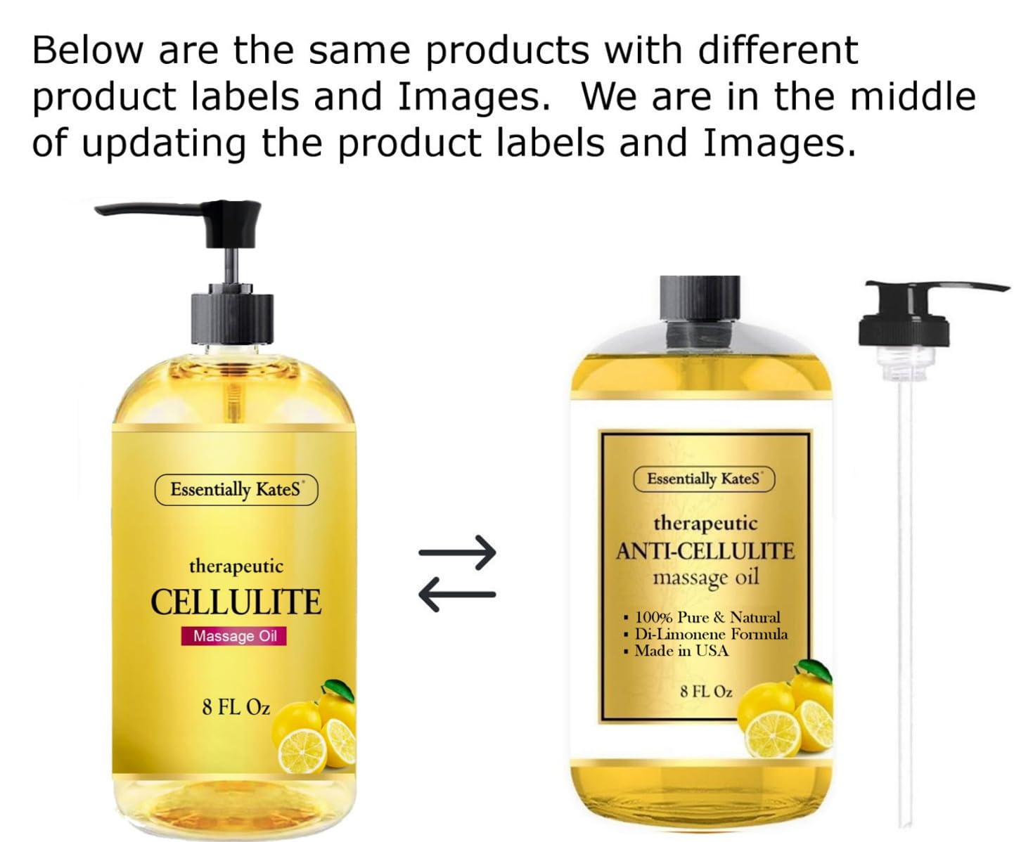 Essentially KateS lemon oil texture close-up for quick absorption.