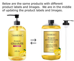 Essentially KateS lemon oil texture close-up for quick absorption.