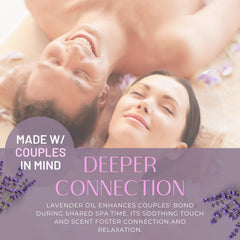 Essentially KateS Lavender Massage Oil pour demonstrates smooth, non greasy spread.