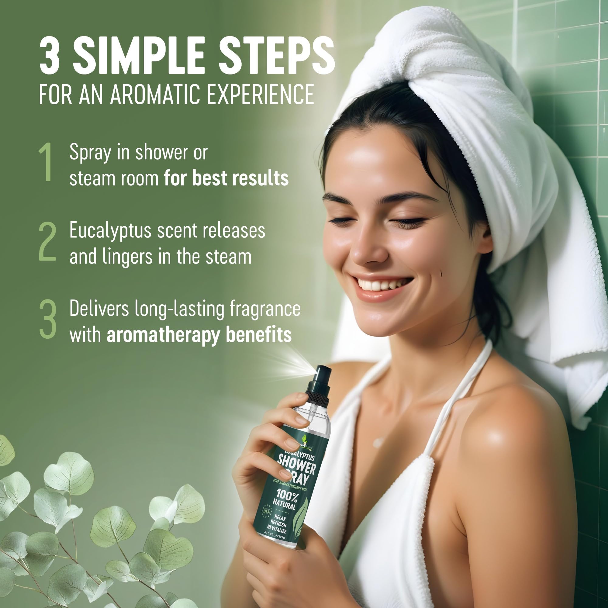 essentiallybased Made-in-USA eucalyptus spray bottle for fresh room scent