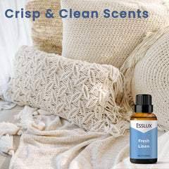 ESSLUX diffuser mist dispense illustrating simple room diffusion.
