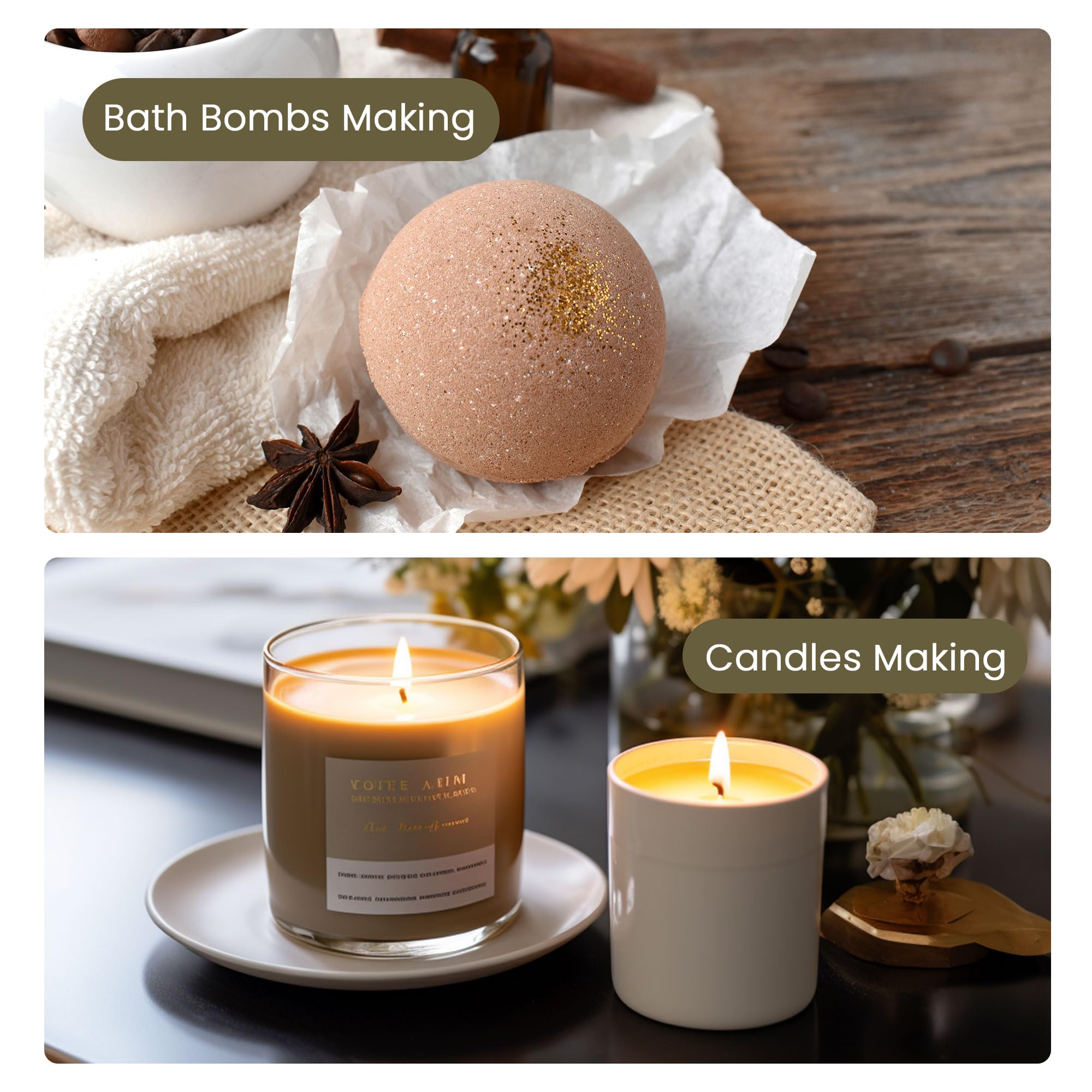 ESSLUX Fireplace Fragrance Oil for soaps and baths, DIY blends
