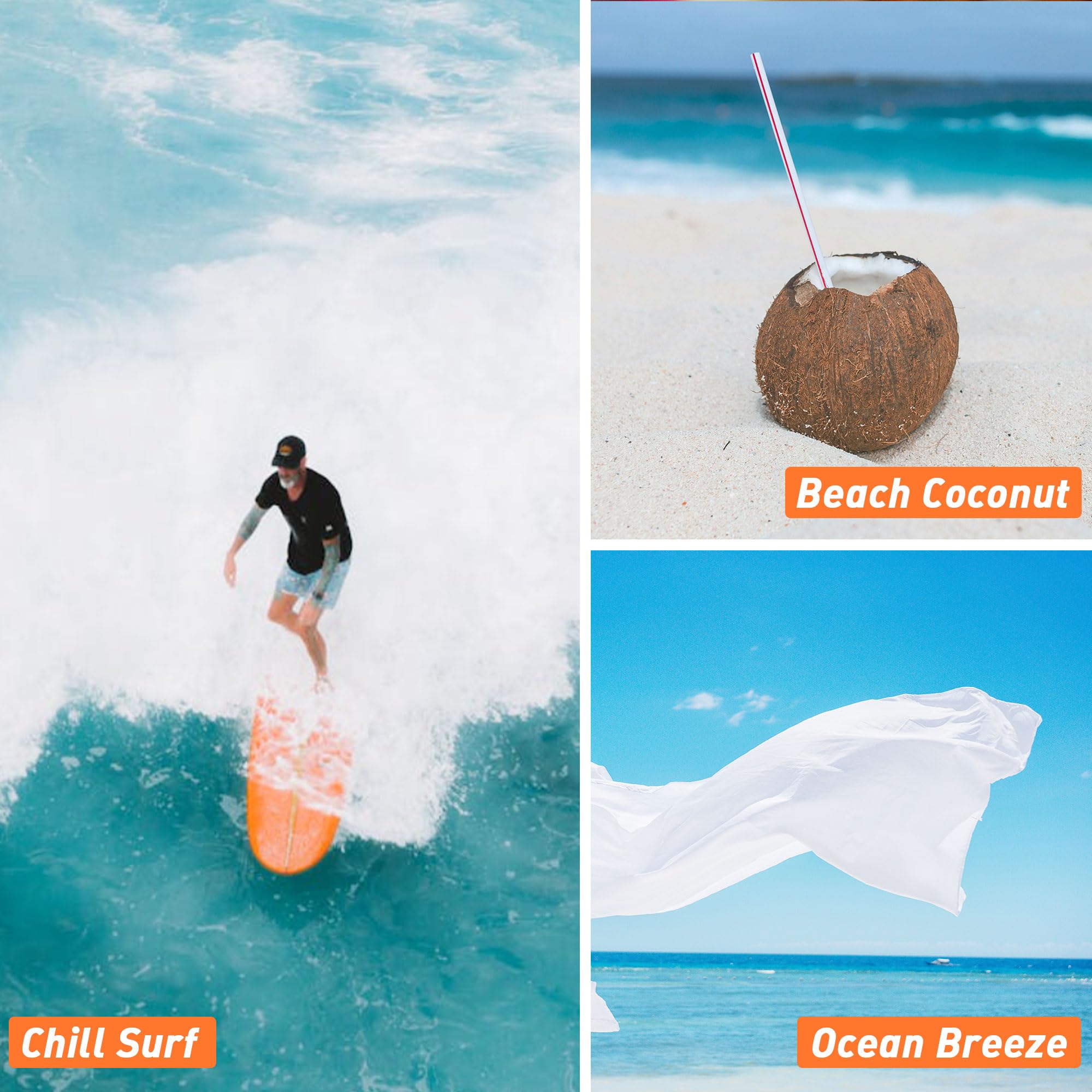 ESSLUX Hawaii Beach Coconut 10ml oil for tropical lotions and bath products.