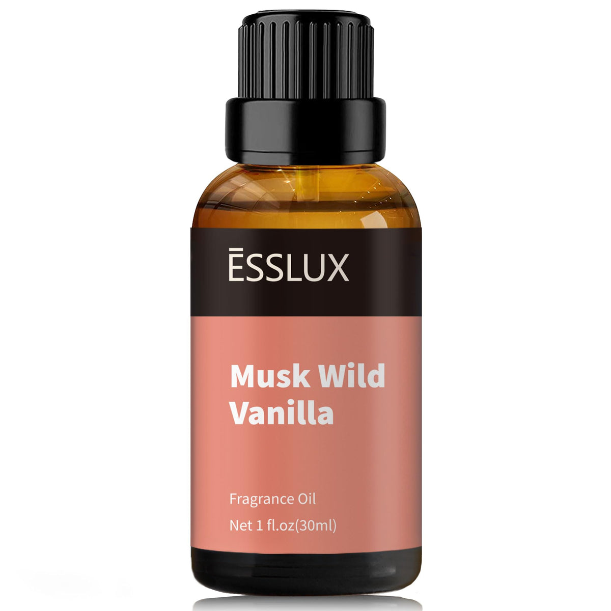 ESSLux Musk Wild Vanilla bottle showcasing premium fragrance for lasting room aroma