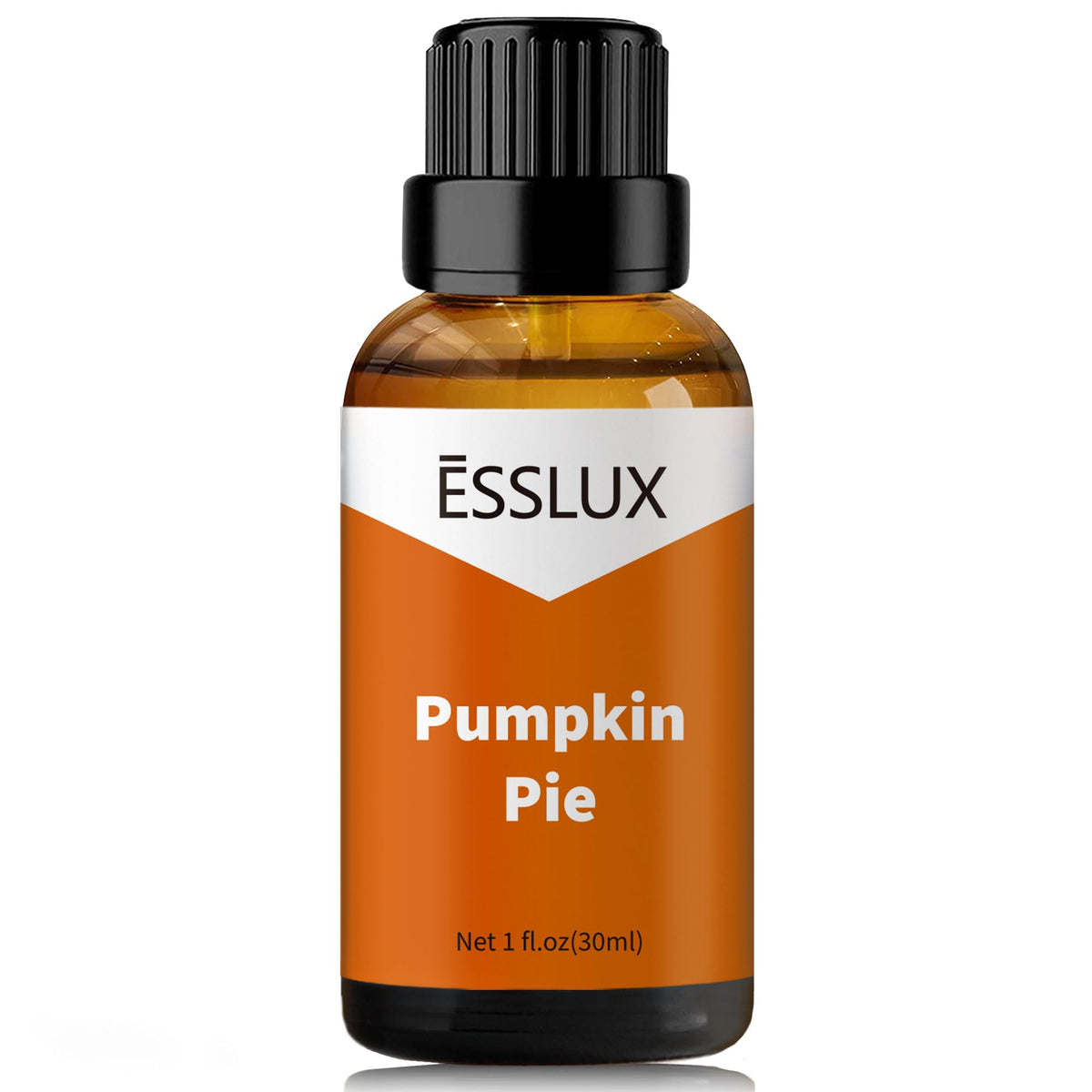 ESSLUX Pumpkin Pie Fragrance Oil bottle for diffusion and candle making.