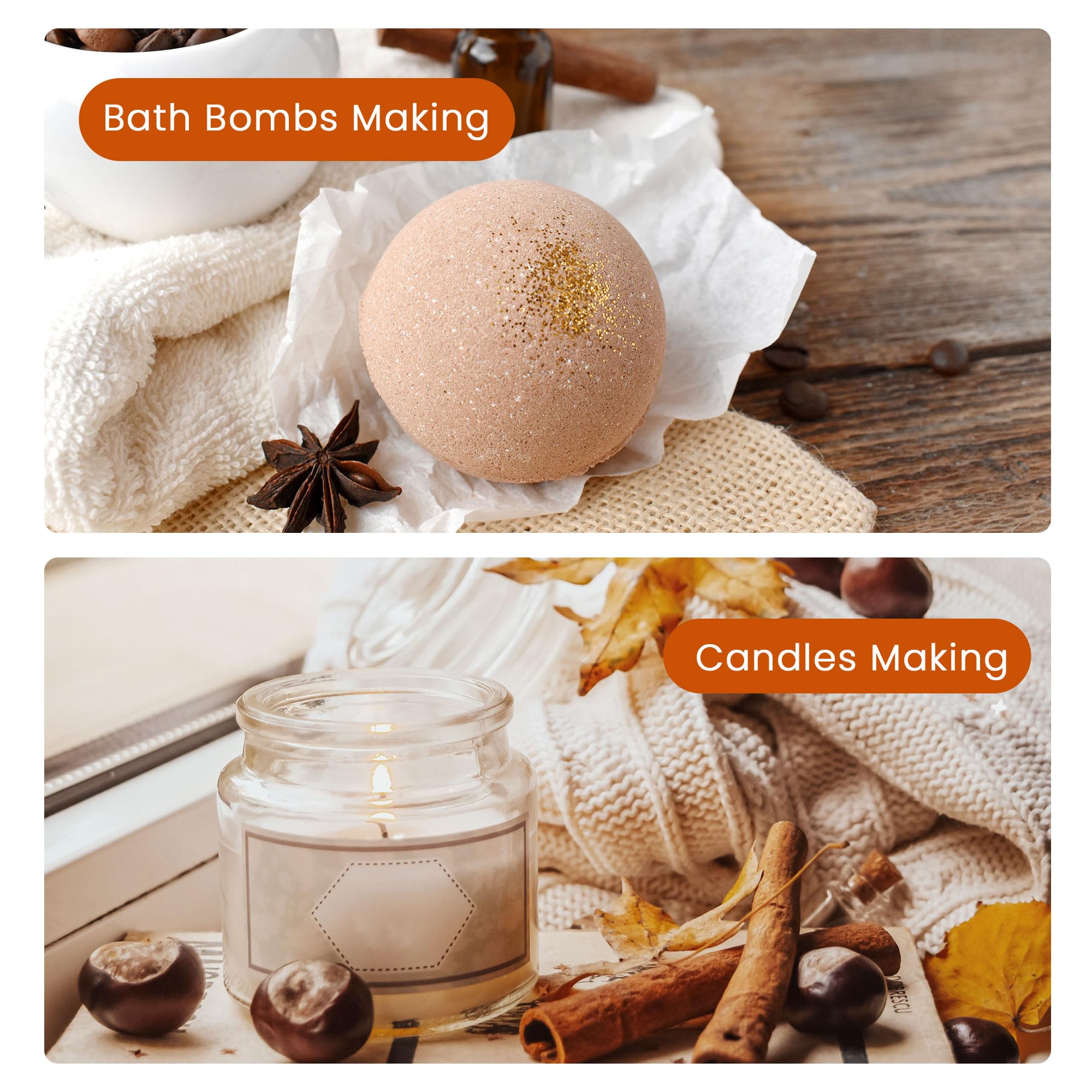 Room spray application using ESSLUX Pumpkin Pie fragrance to refresh spaces.